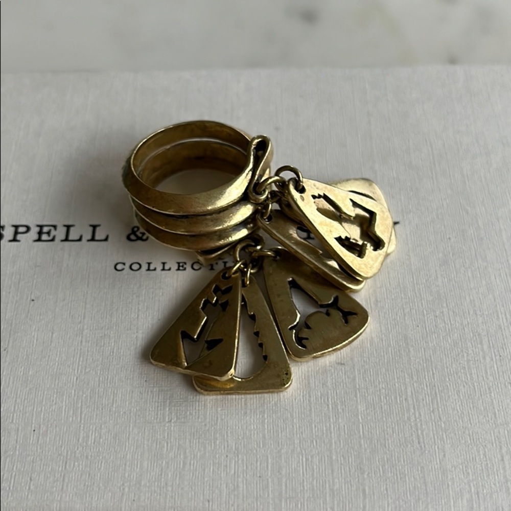 Rare Vintage Spell Talisman Ring.